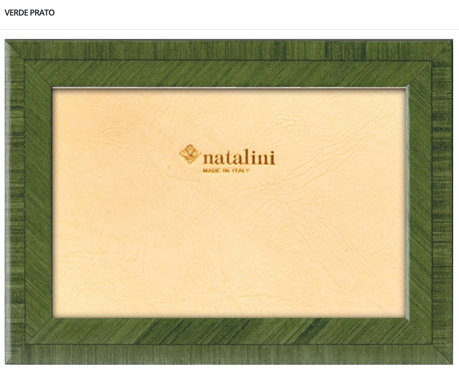 Natalini Frames - Biante Verde Prato 4x6"