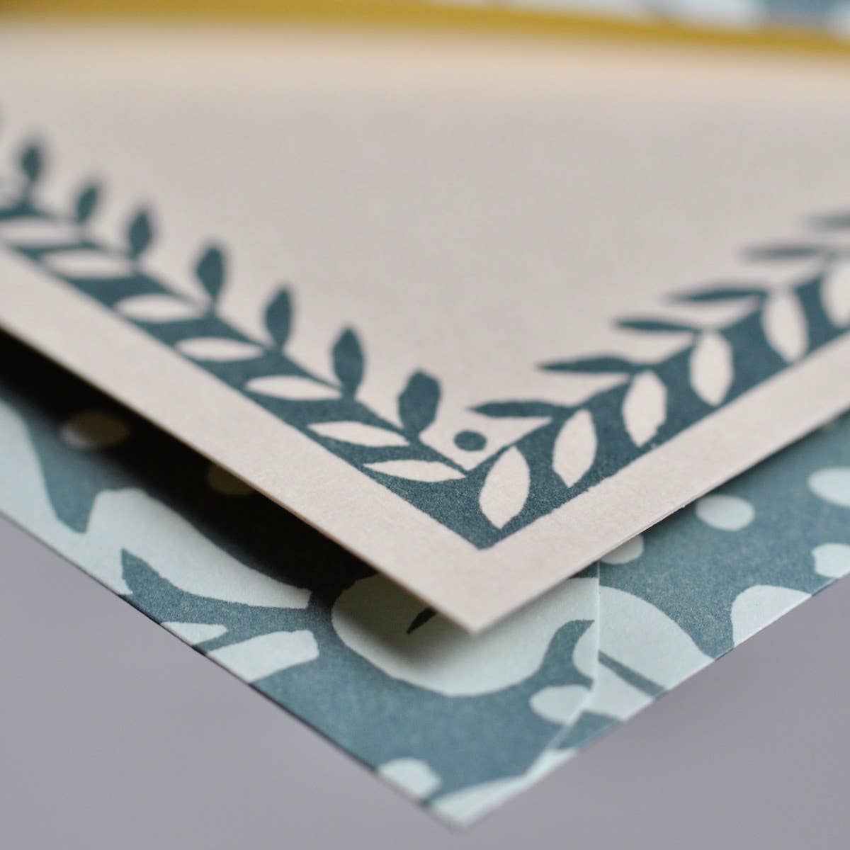 Set of Notecards and Envelopes Quercus Duck Egg, photo 3 of 5