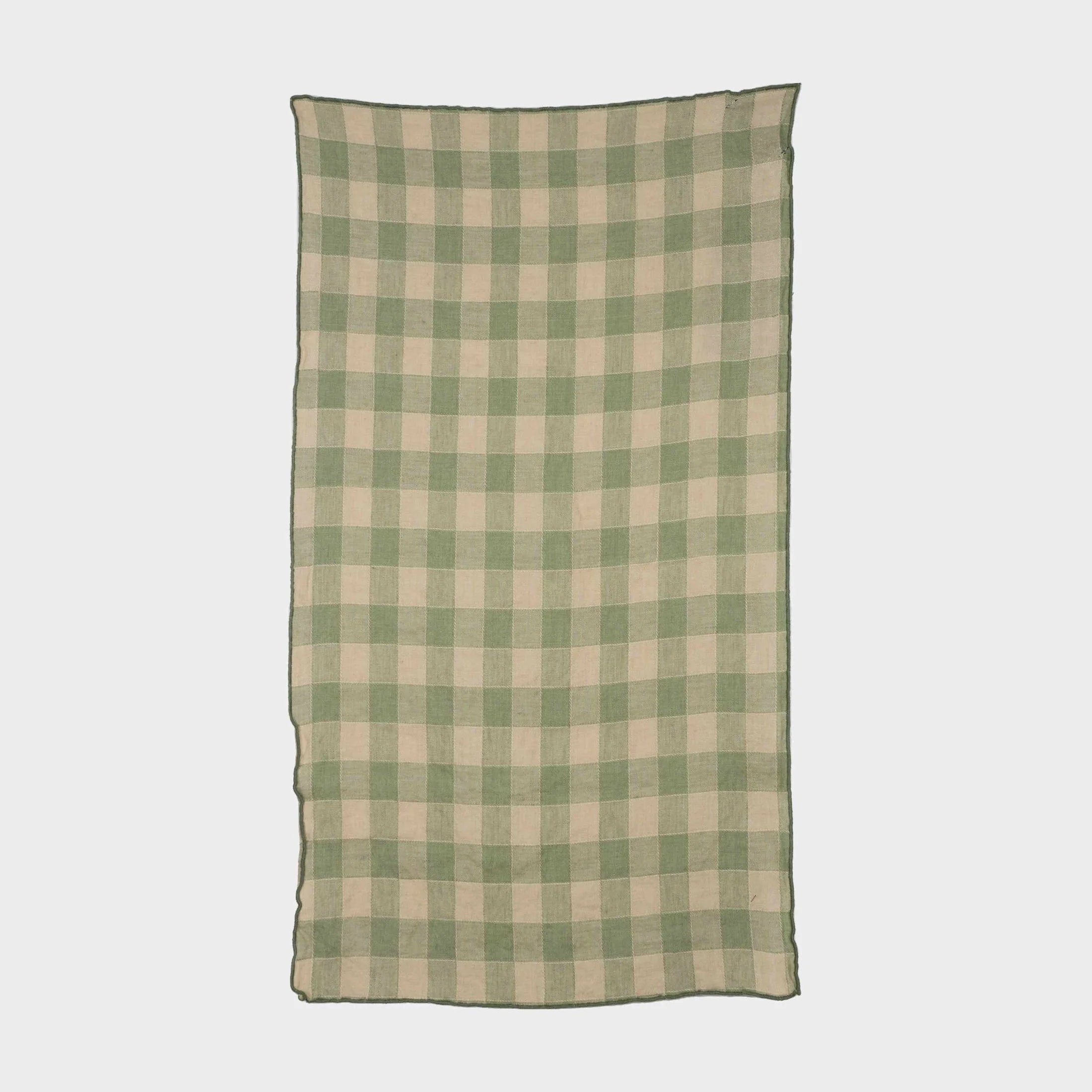 Maison de Vacances - Vichy Kitchen Towel - Sage