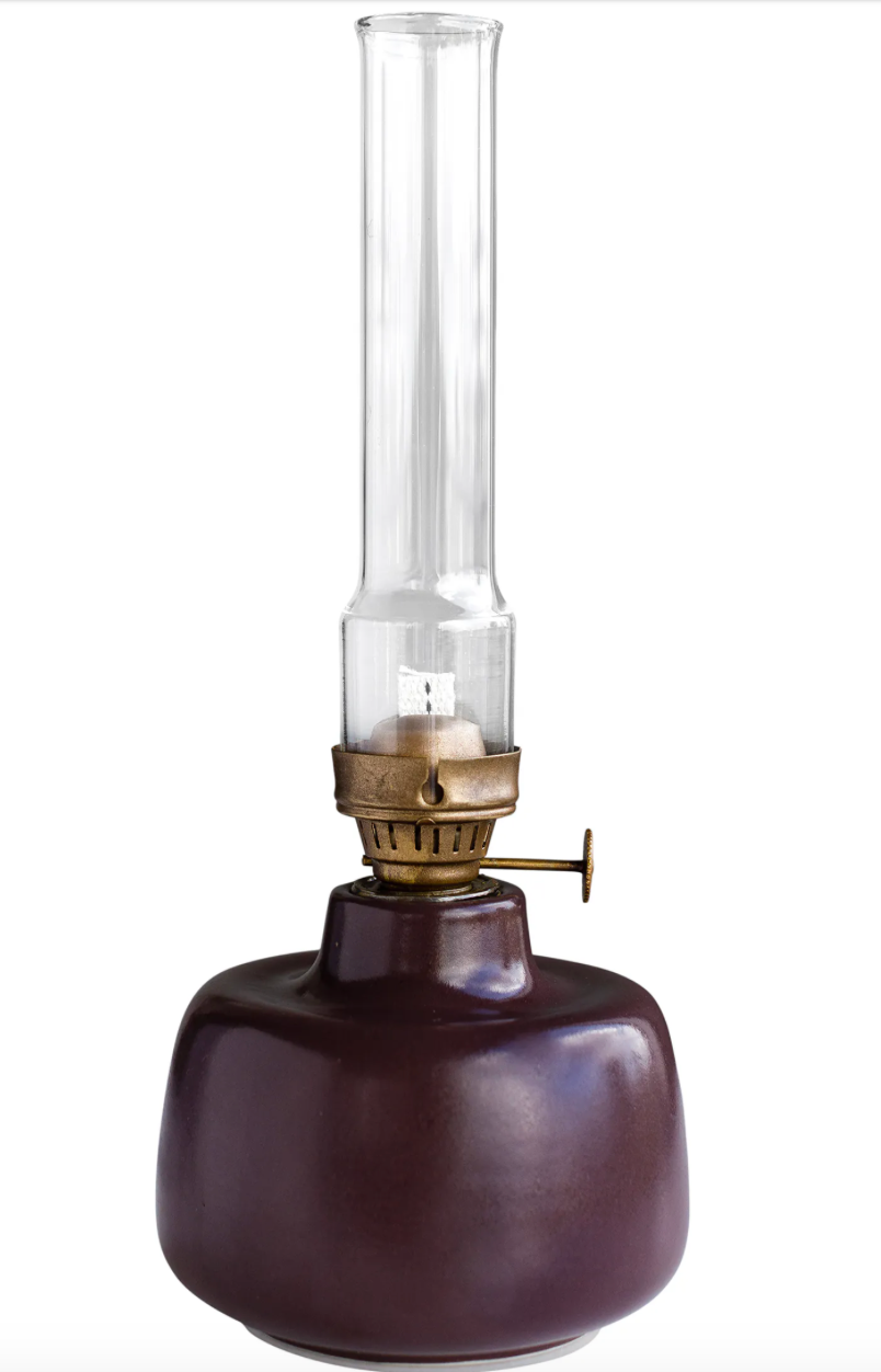 Sauca Oil Lamp - Eggplant