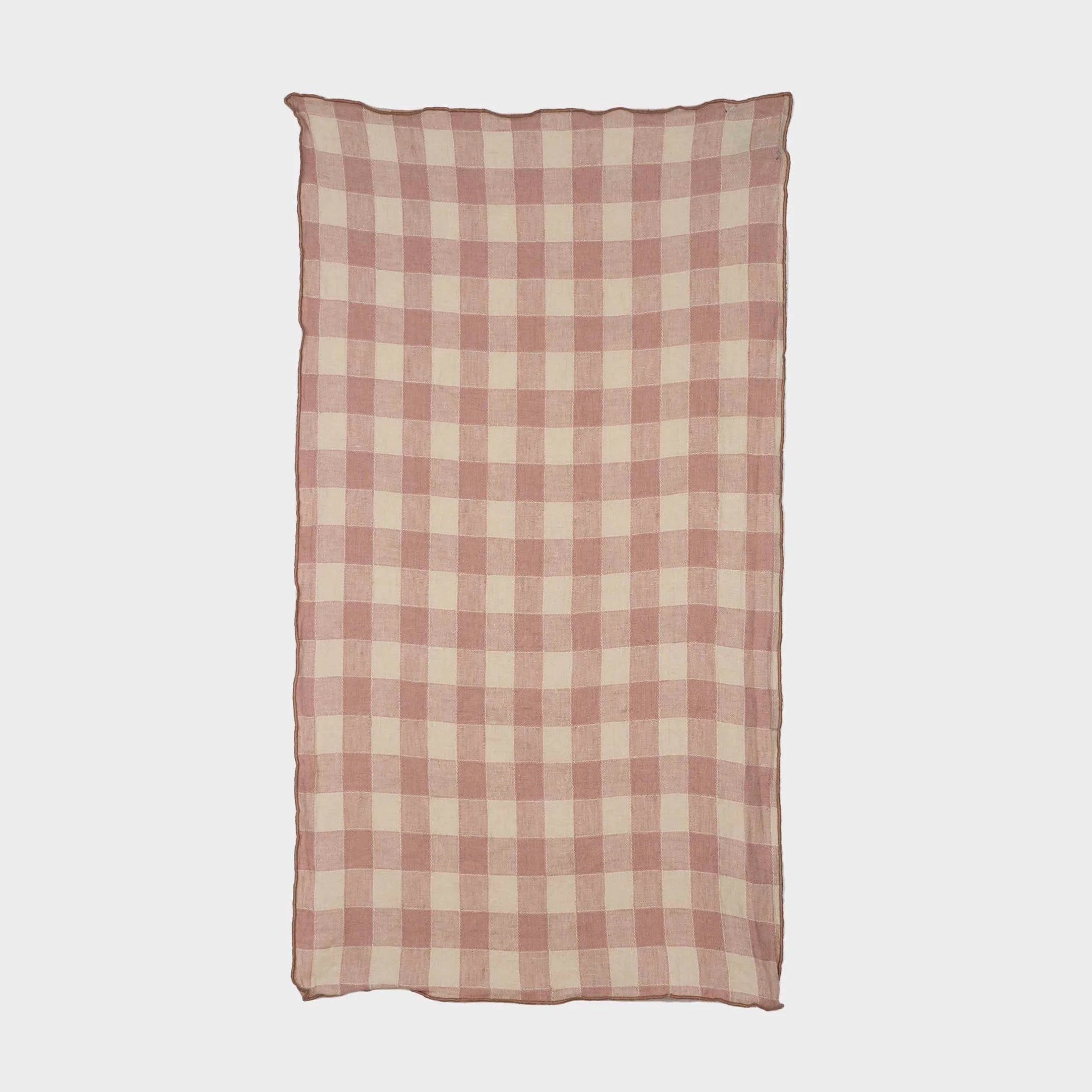 Maison de Vacances - Vichy Kitchen Towel - Rose