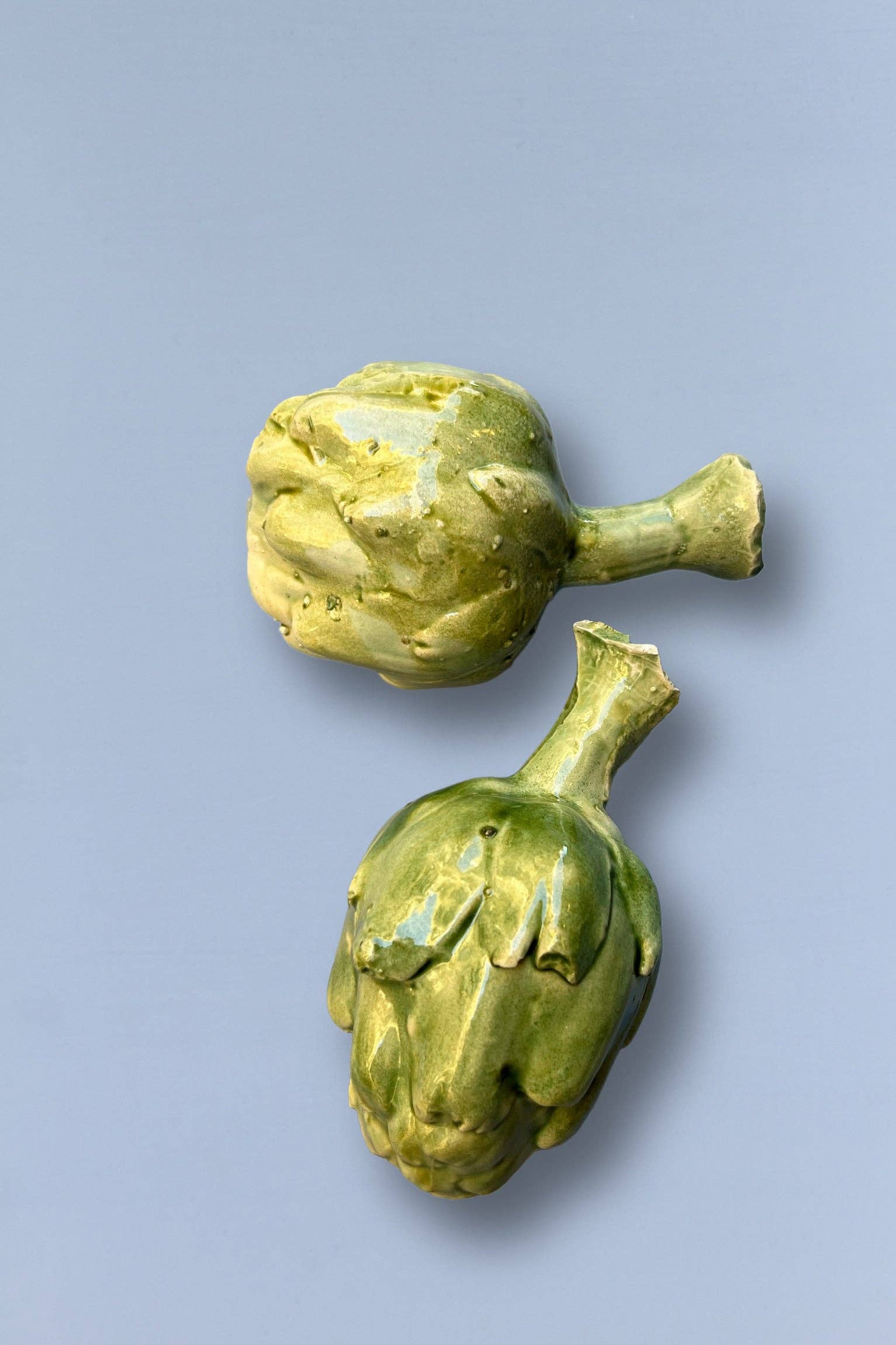 Glazed ceramic replica artichoke, photo 3 of 7