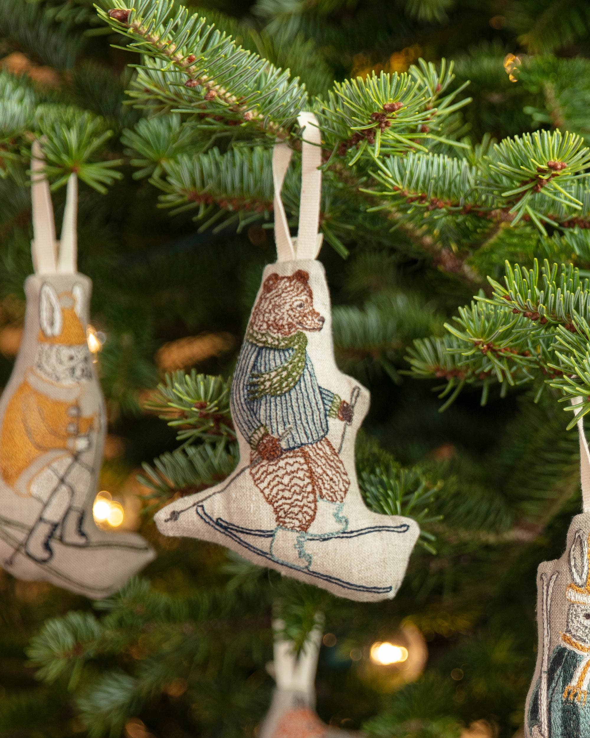 Downhill Bear Ornament, photo 4 of 4