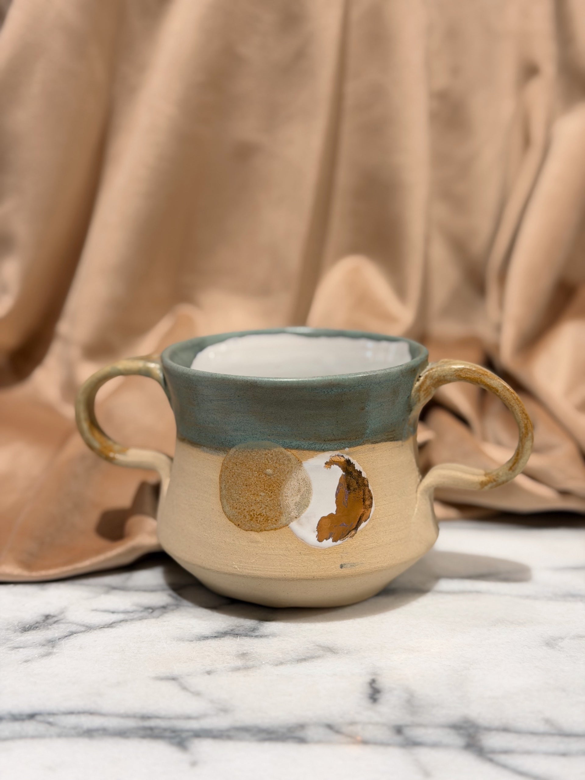 Terra Cotta Ceramics - Sun & Moon Vase