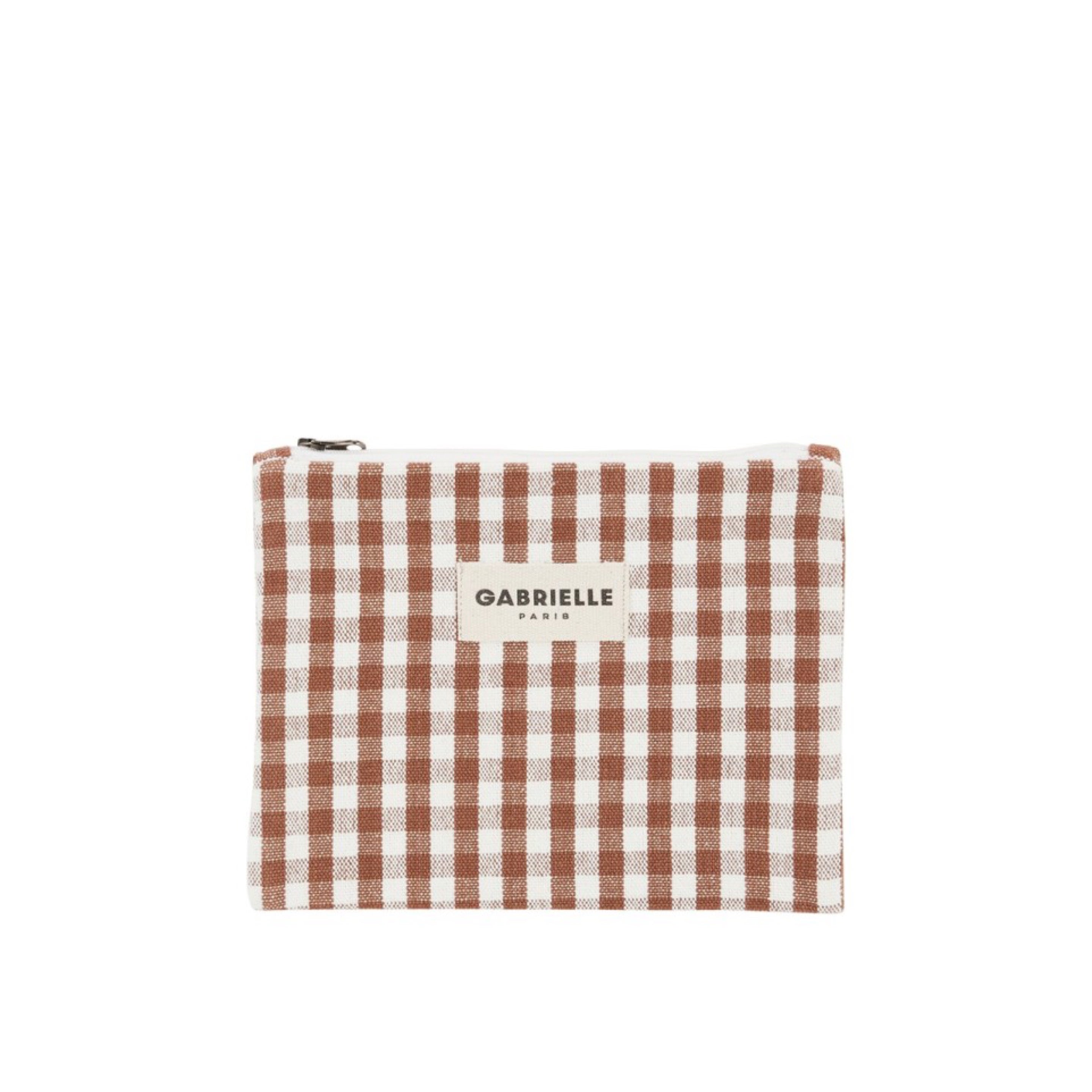 Gabrielle Paris Small Pouch (Vichy Moka)