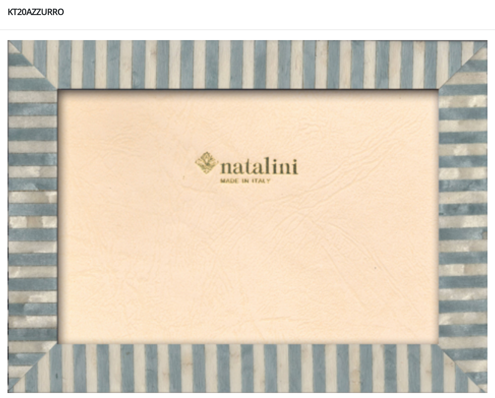 Natalini Frames - KT Azzurro 5x7"