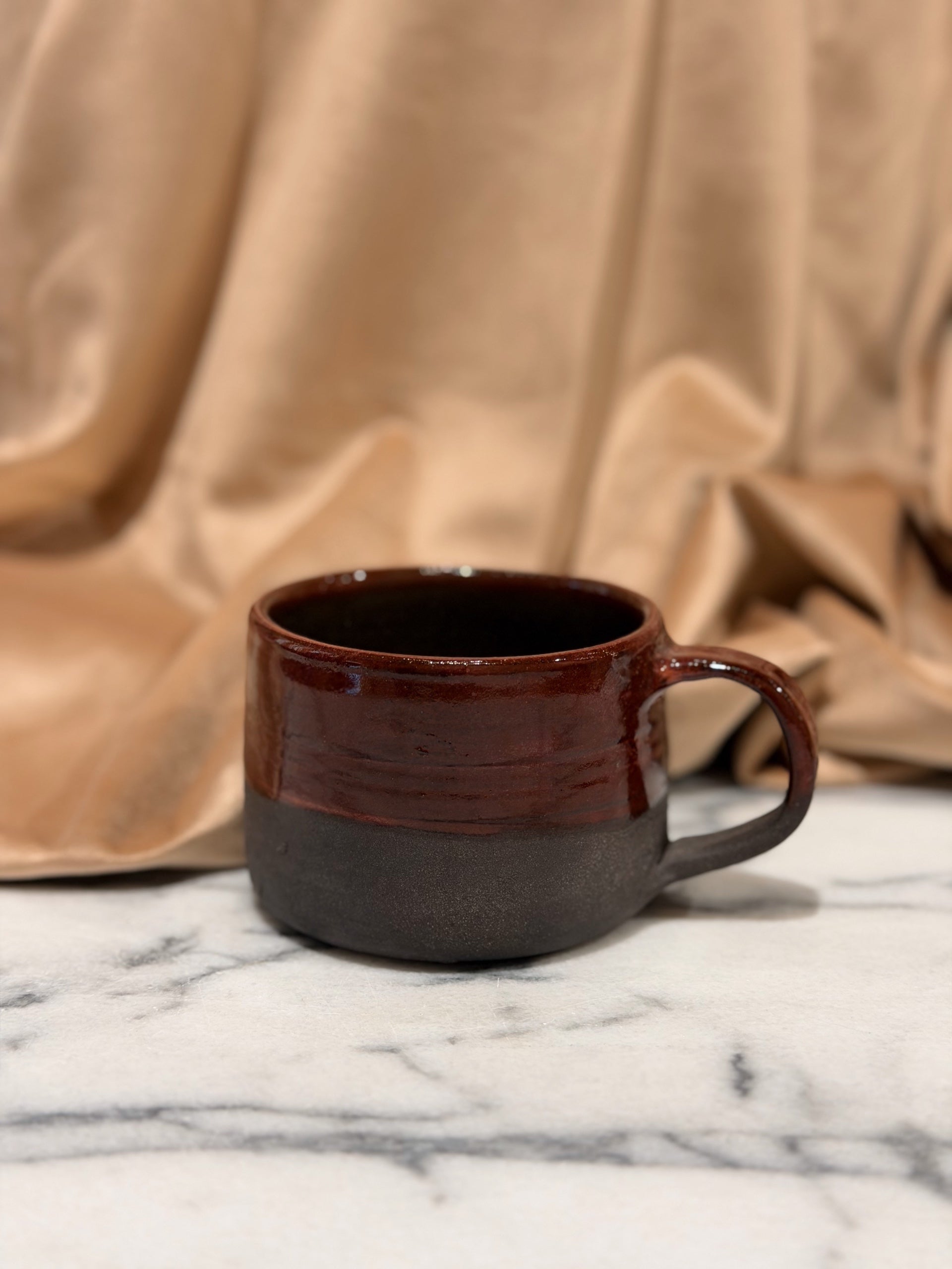 Terra Cotta Ceramics - Stone Glazed Bordeaux Mug