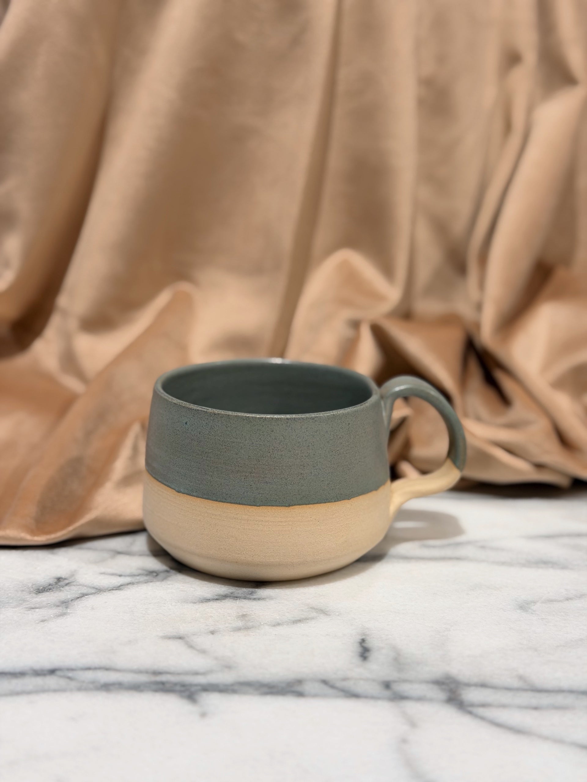 Terra Cotta Ceramics - Matte Blue Mug