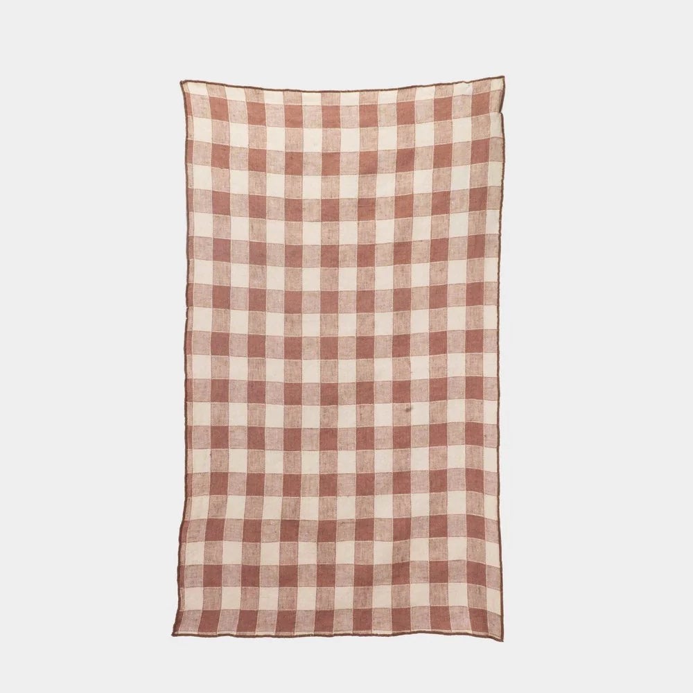 Maison de Vacances - Vichy Kitchen Towel - Lychee