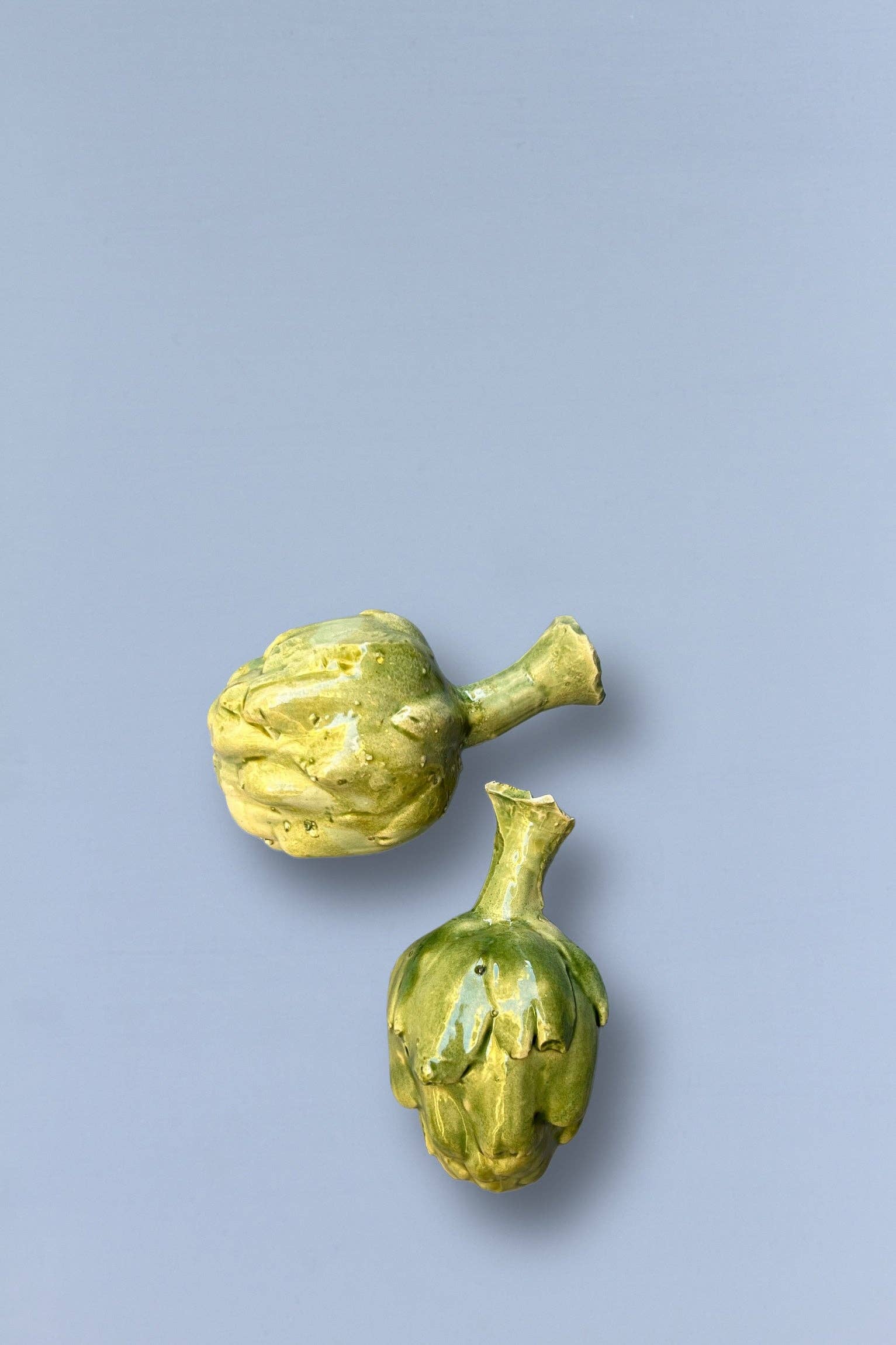 Glazed ceramic replica artichoke, photo 4 of 7