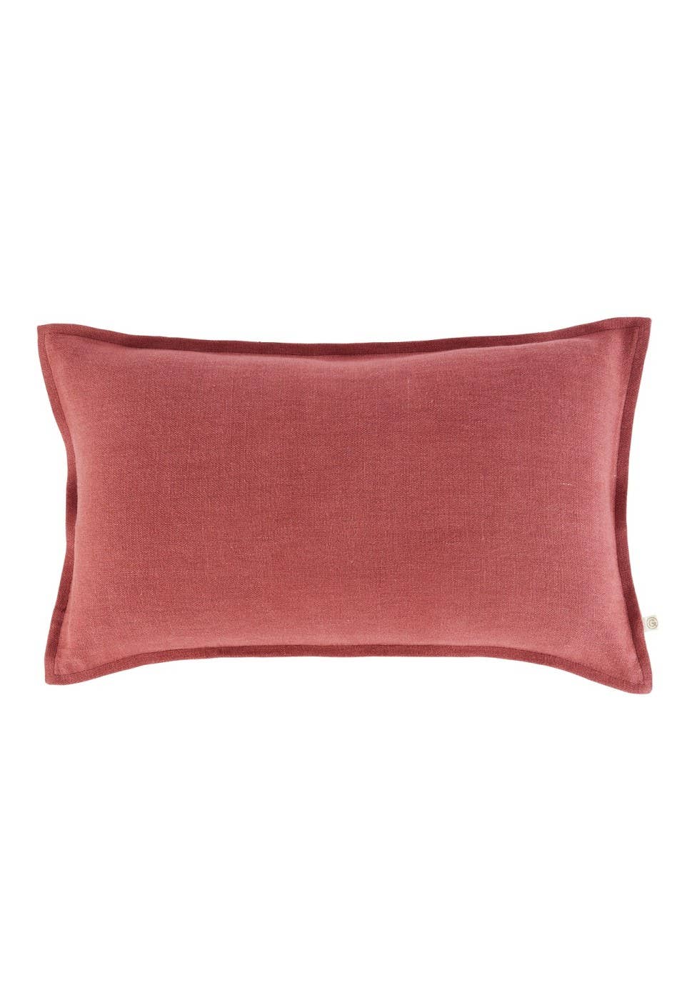 Raspberry cotton cushion cover