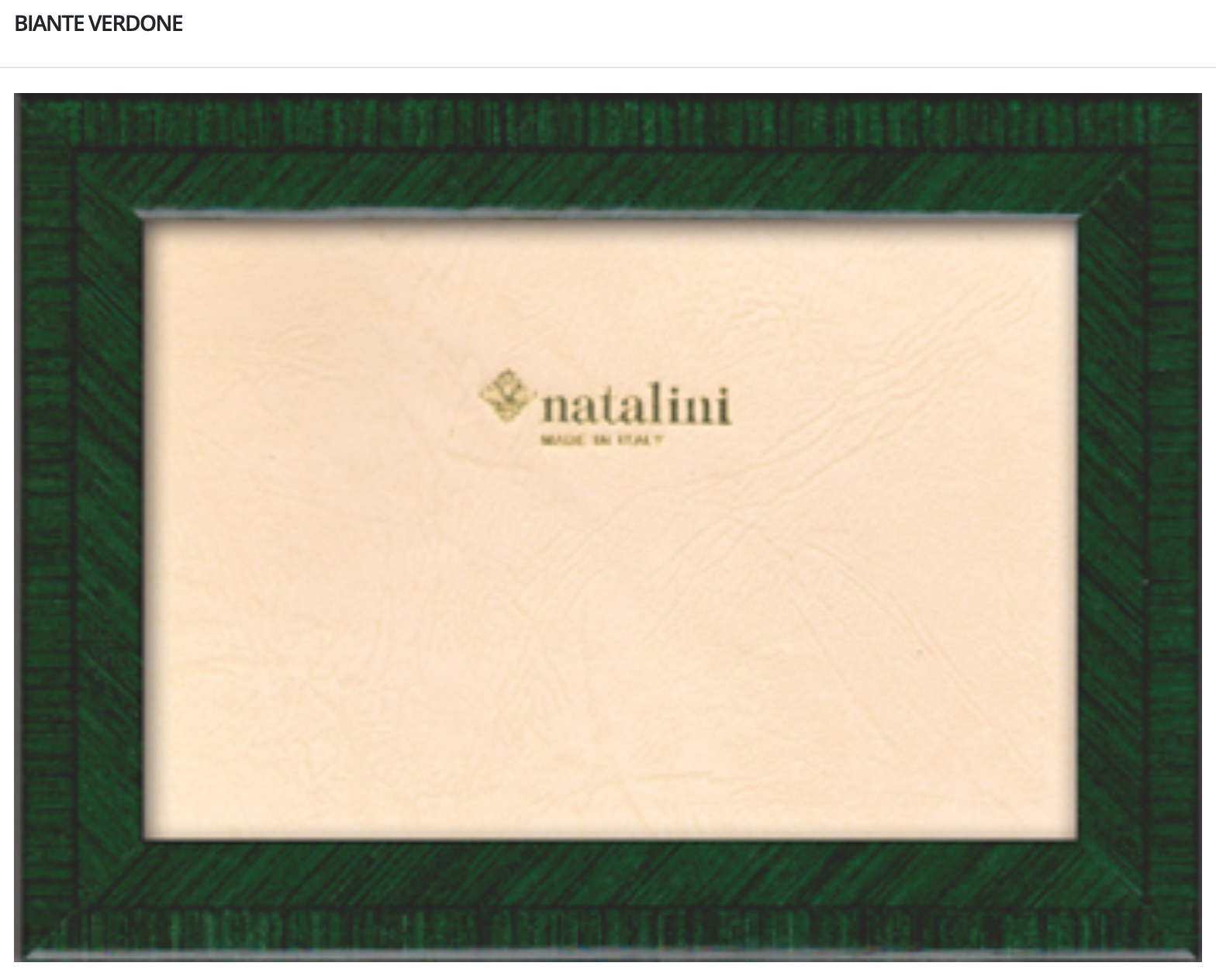 Natalini Frames - Biante Verdone 8x10"