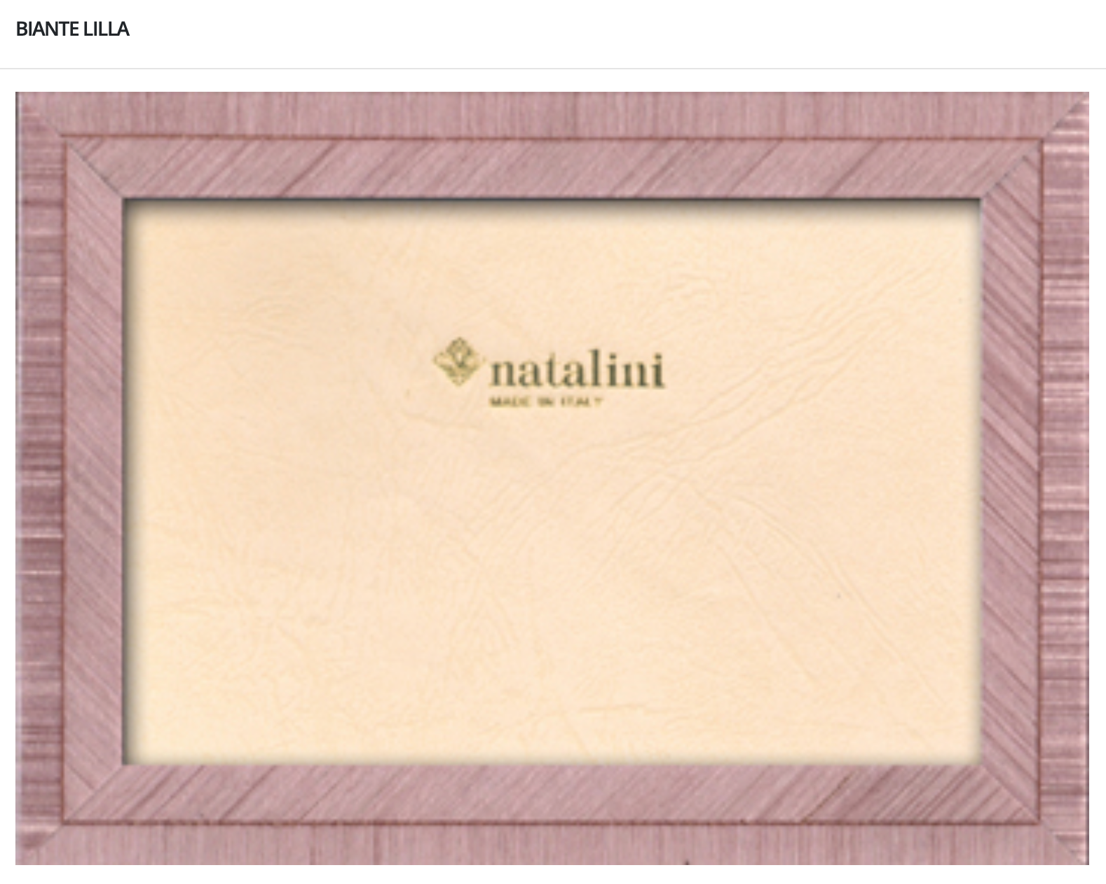 Natalini Frames - Biante Lilla 5x7"