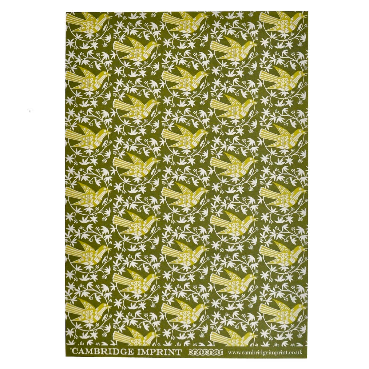 5 Sheets of Songbird Moss Patterned Papers, photo 5 of 5