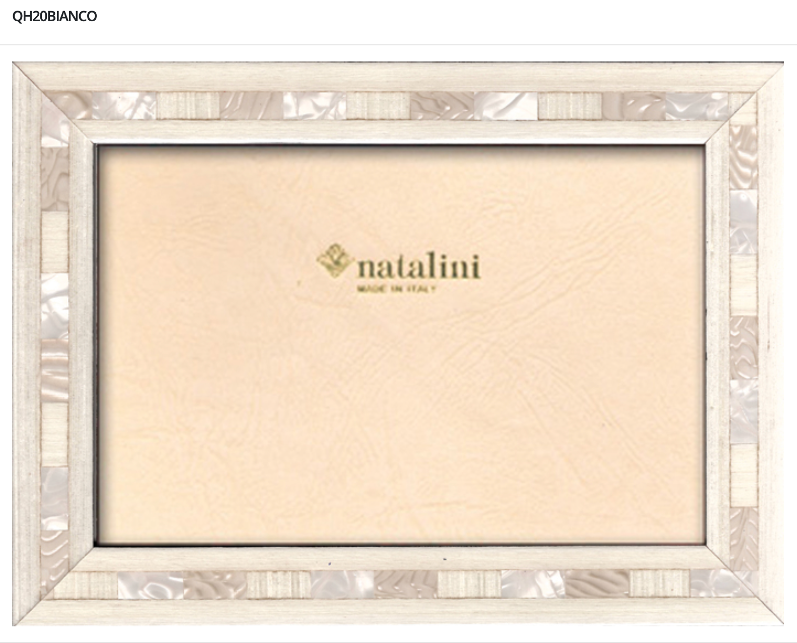 Natalini Frame -Bianco 8x10"
