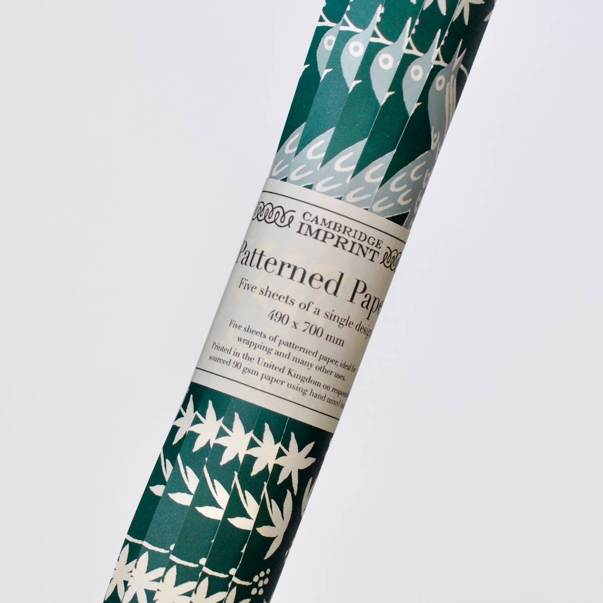 5 Sheets of Songbird Midwinter Patterned Papers, photo 2 of 5