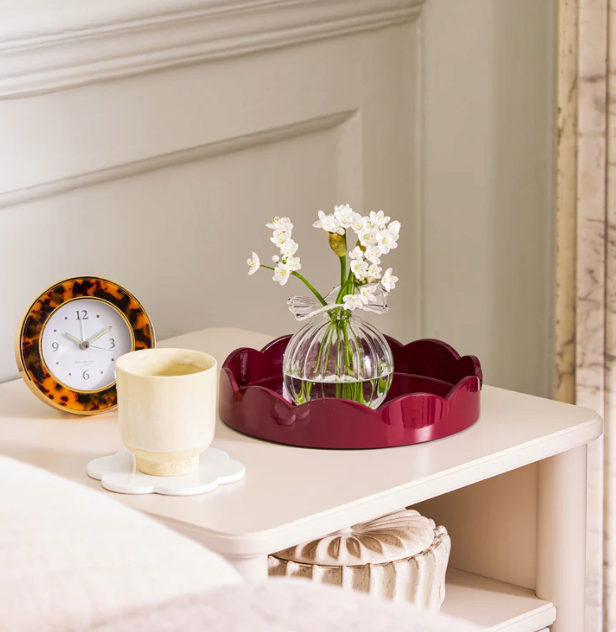 Addison Ross - Scalloped Cherry Tray - Round, photo 1 of 3