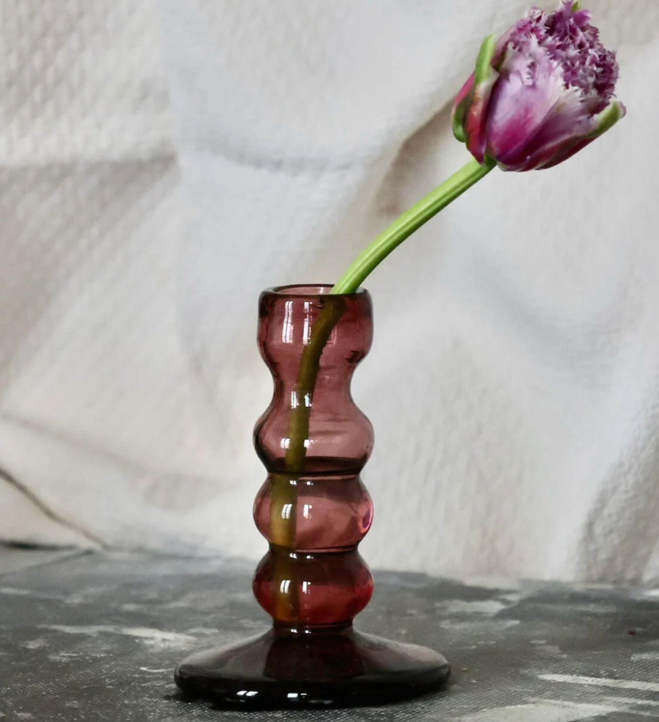 La Soufflerie - Bougeoir Bulles - Framboise, photo 1 of 3