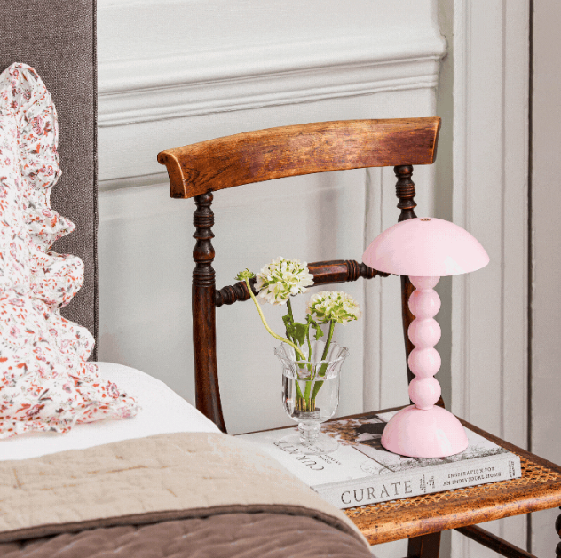 Addison Ross - 30cm Bobbin LED Lamp - Pale Pink, photo 1 of 3
