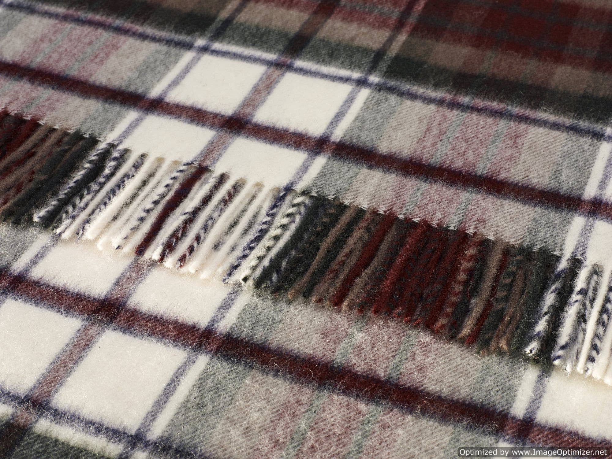 Bronte by Moon - Dress Macduff Tartan - Merino Lambswool Throw - Made in UK, photo 3 of 4