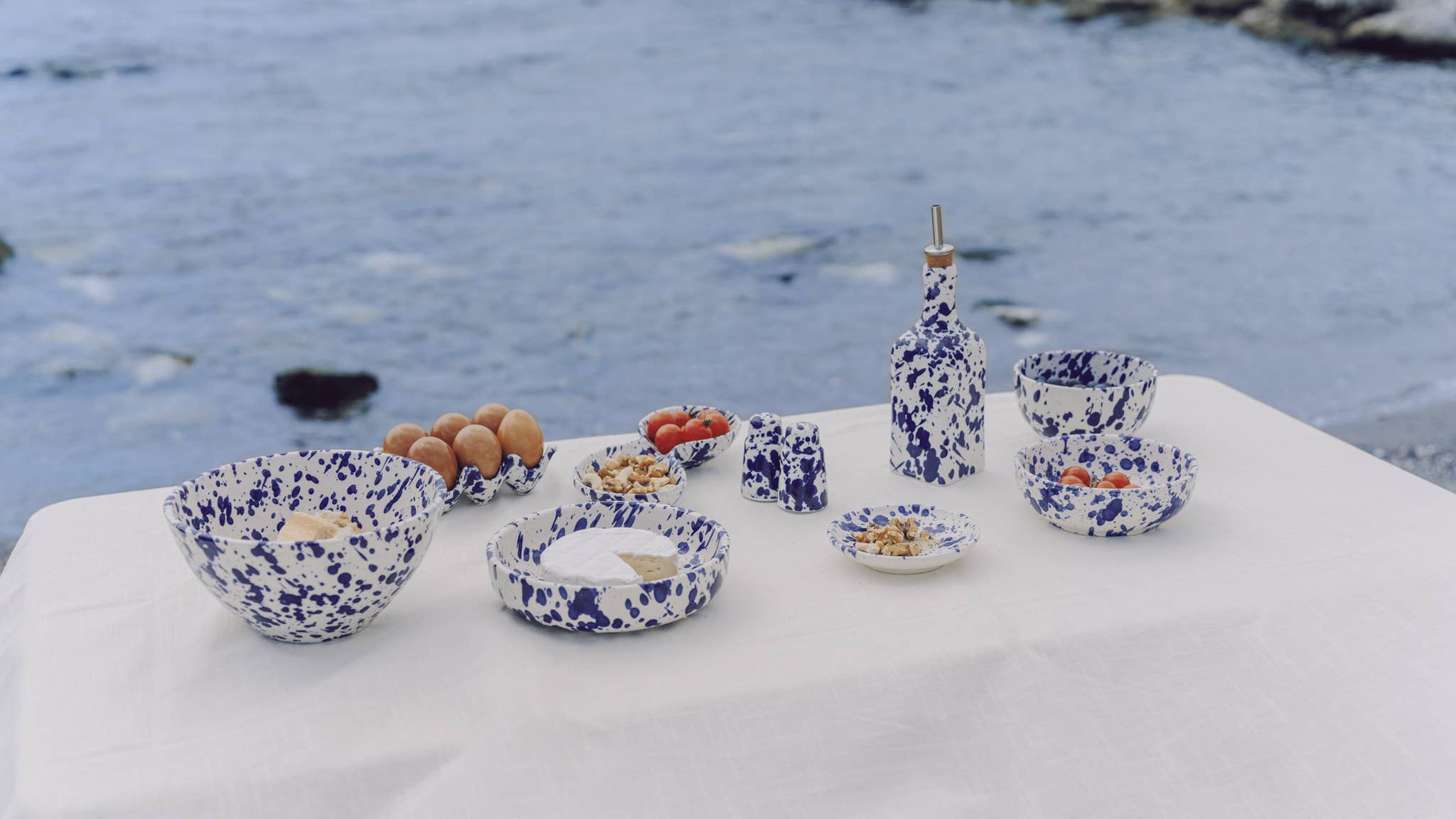 Garlic Grater Plate - Large Ceramic Blue - Persia, photo 3 of 8