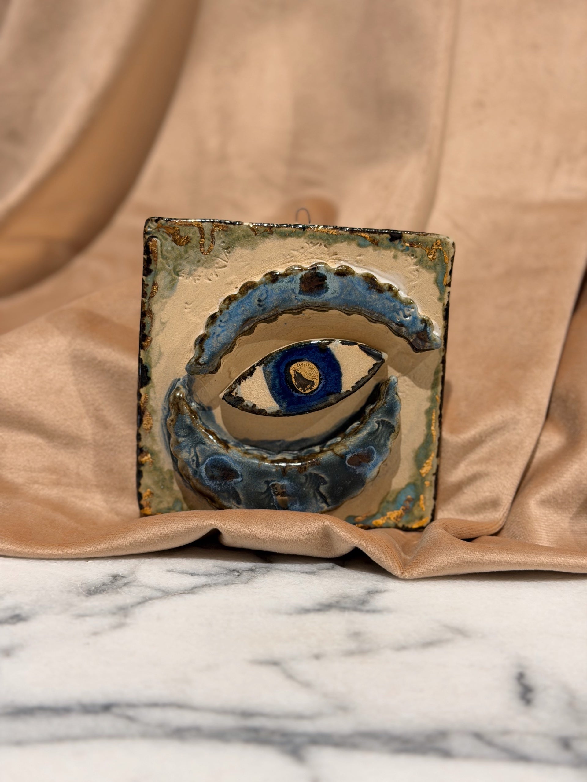 Terra Cotta Ceramics - "Nazar" Wall Hanging
