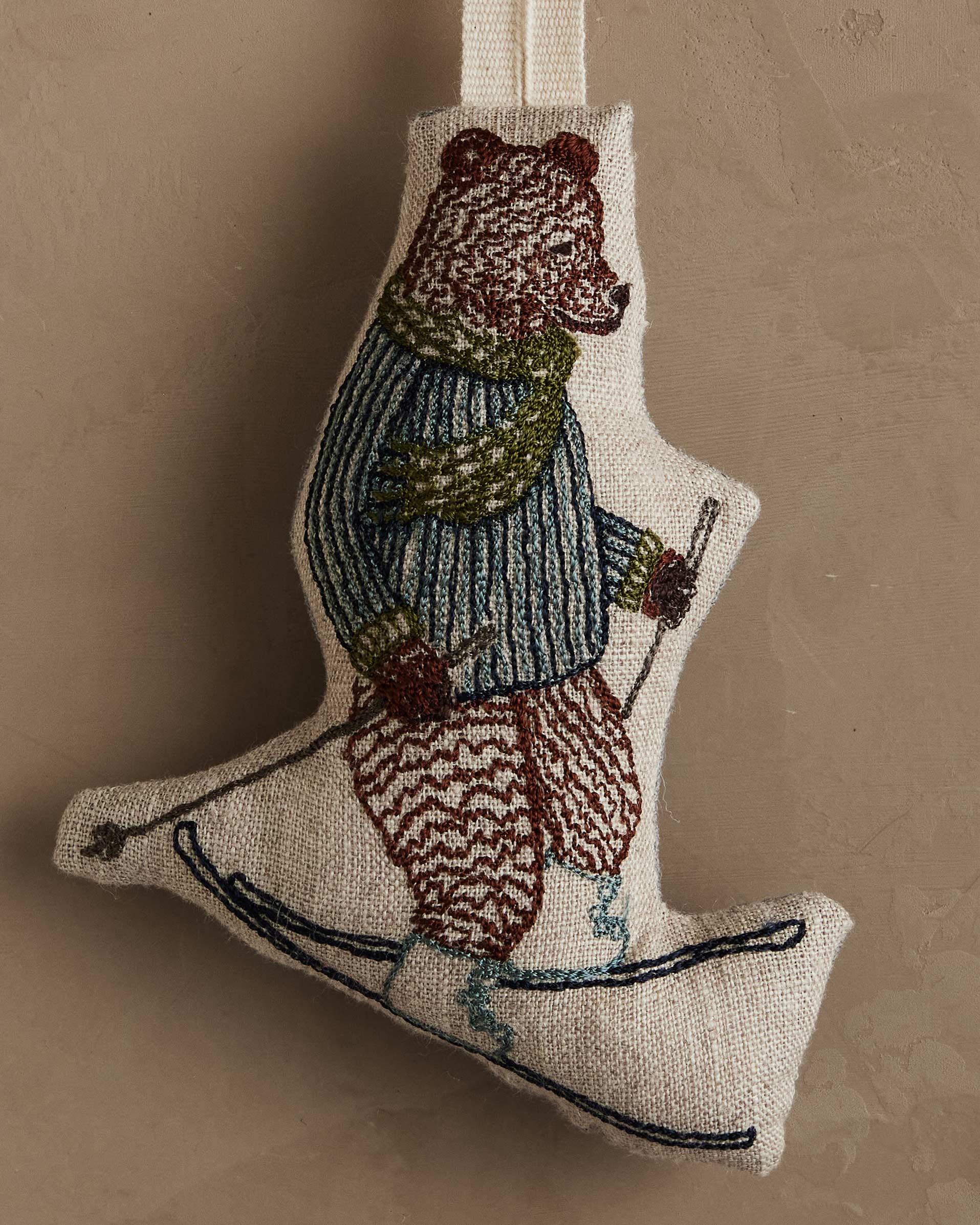 Downhill Bear Ornament, photo 3 of 4