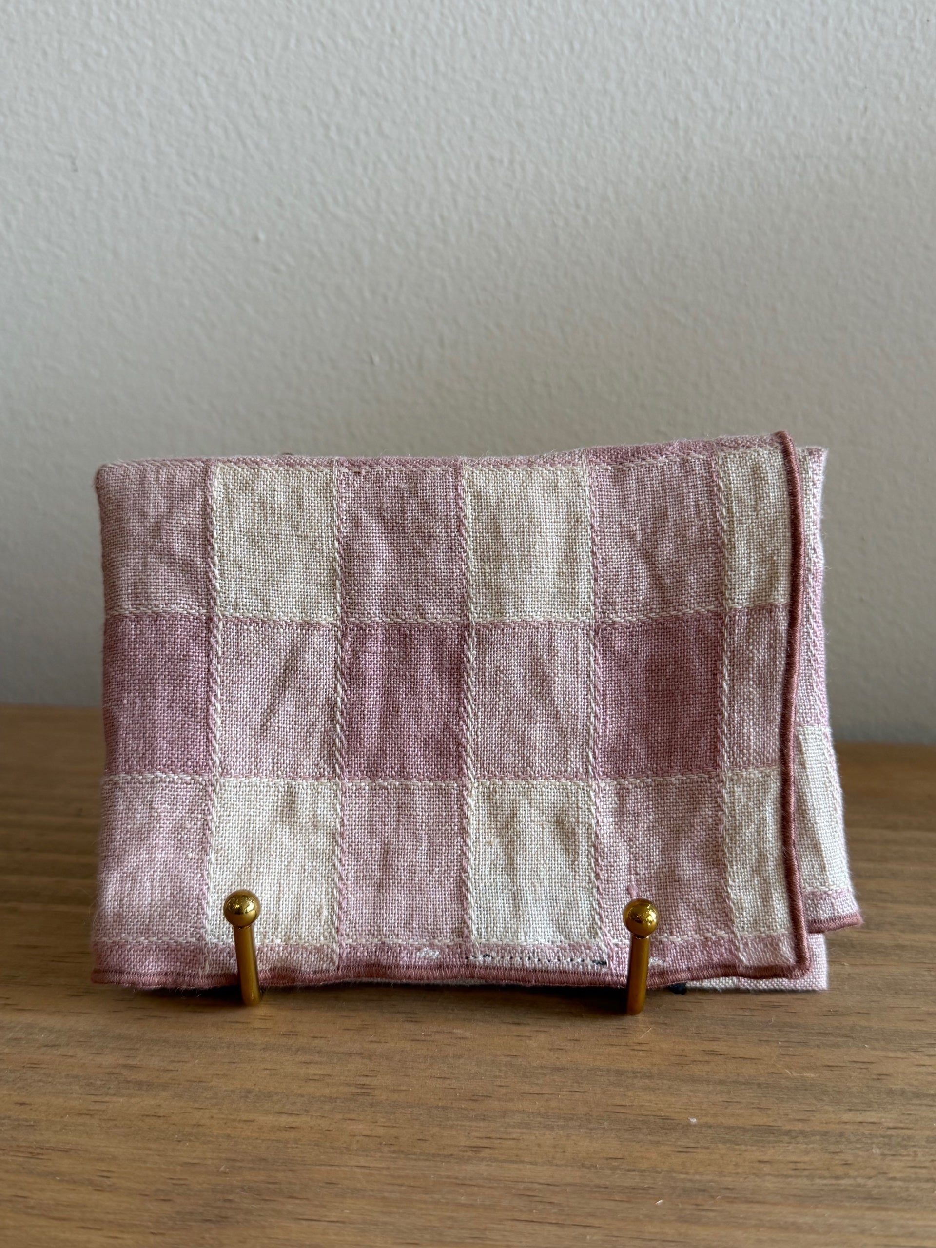 Maison de Vacances - Vichy Napkin - Rose