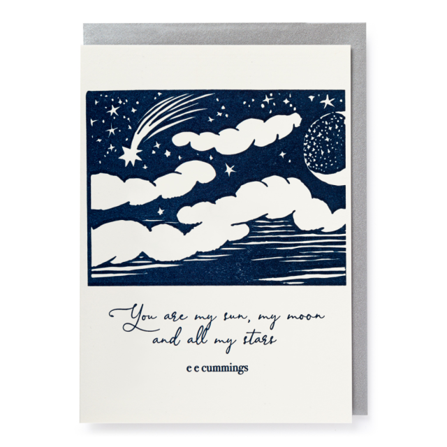 Sun, Moon and Stars | Greeting Card
