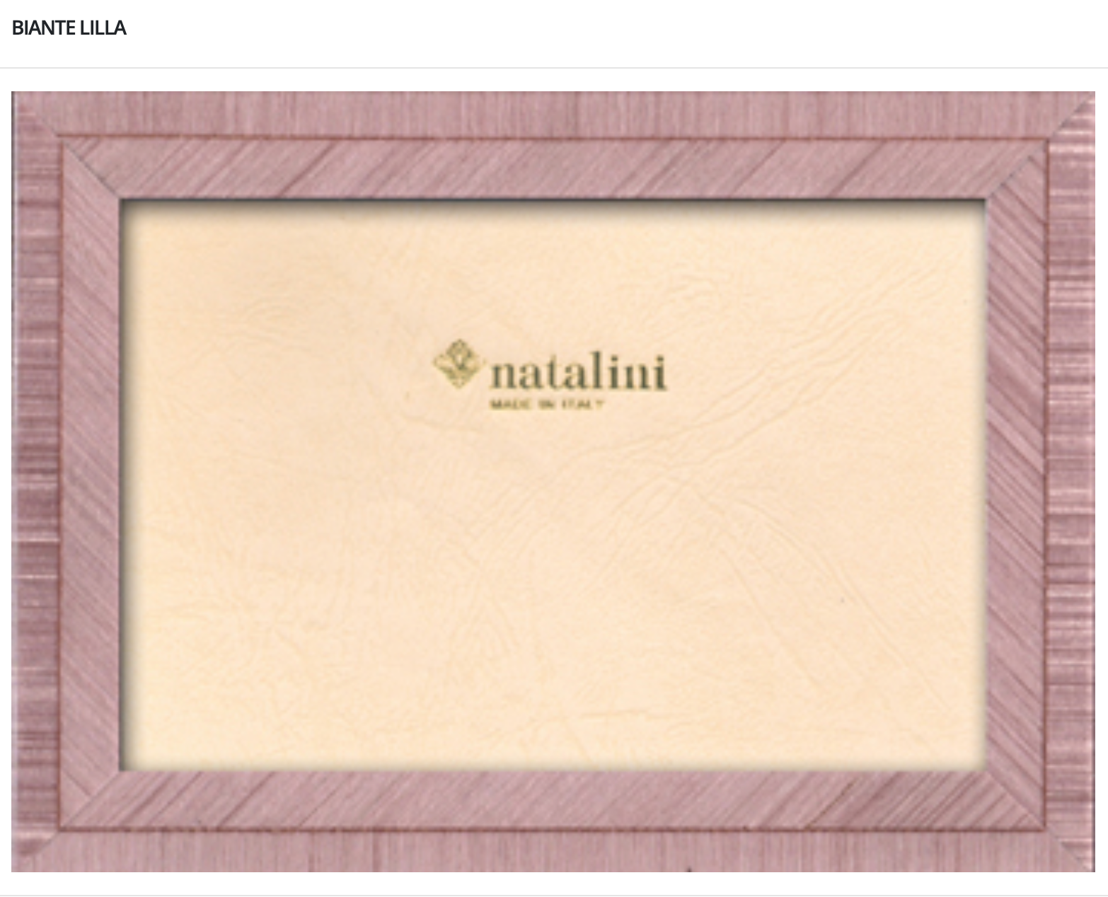 Natalini Frames - Biante Lilla 4x6"