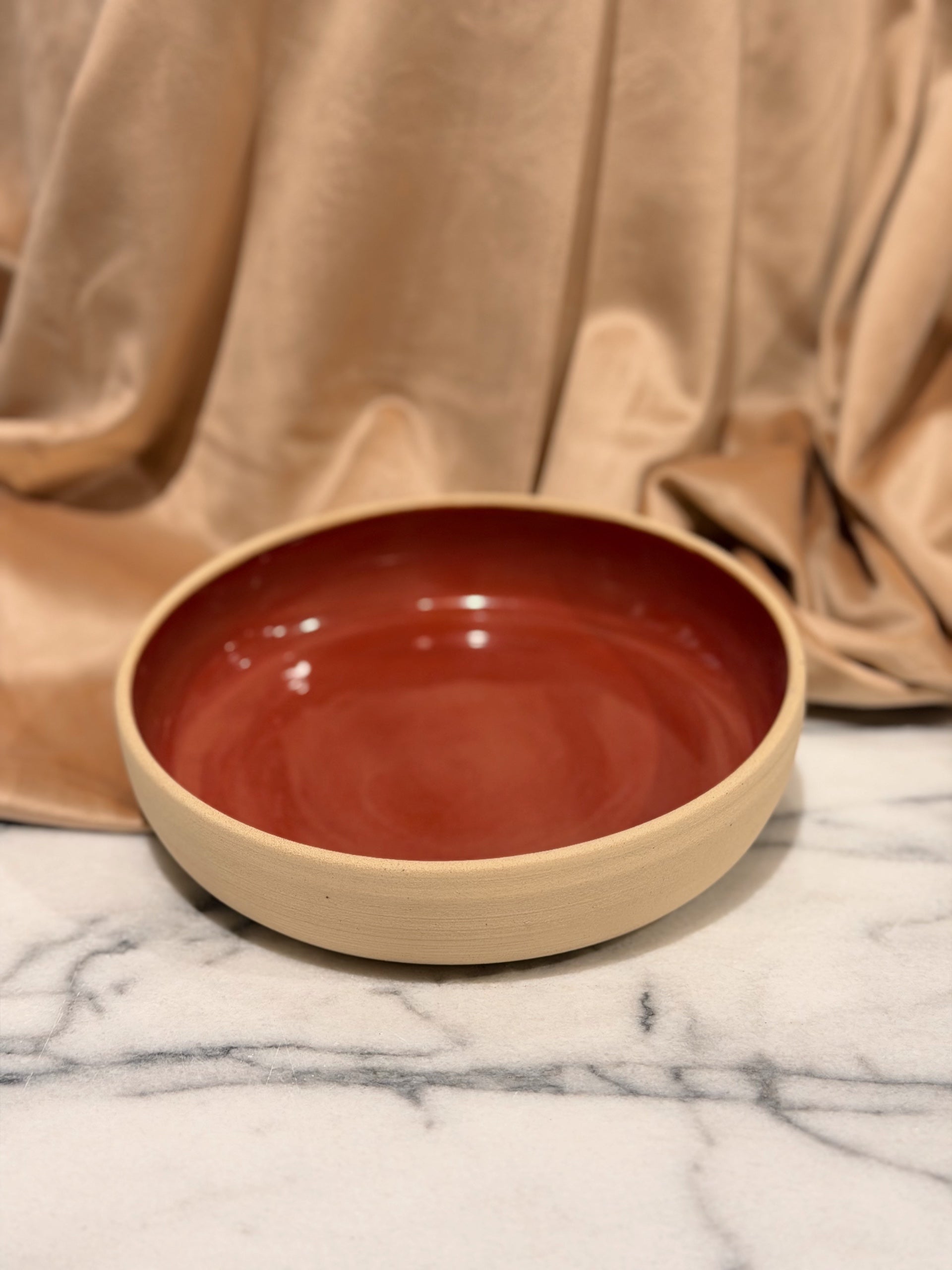 Terra Cotta Ceramics - Red Glazed Dish
