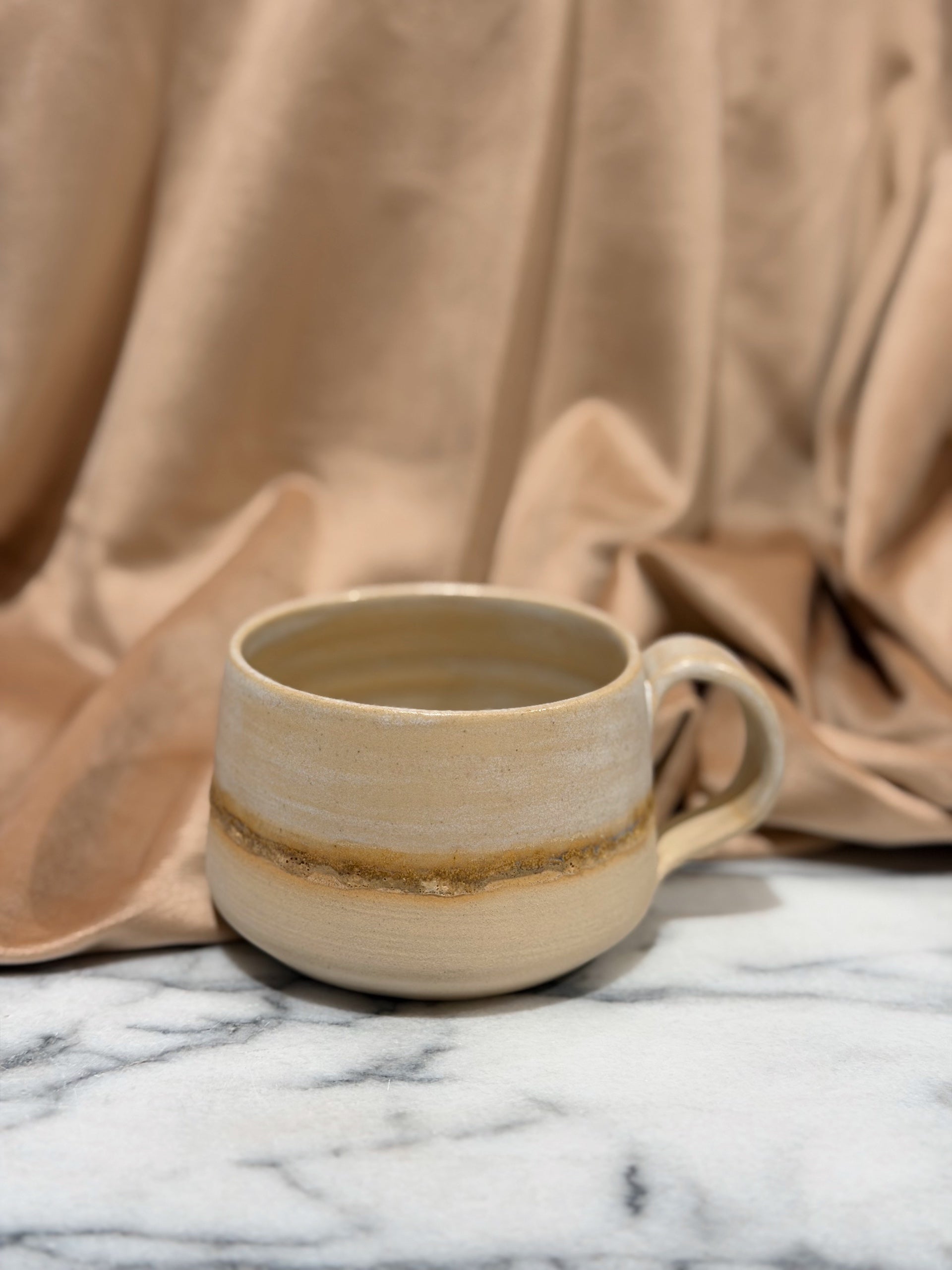 Terra Cotta Ceramics - Cream Matte Mug