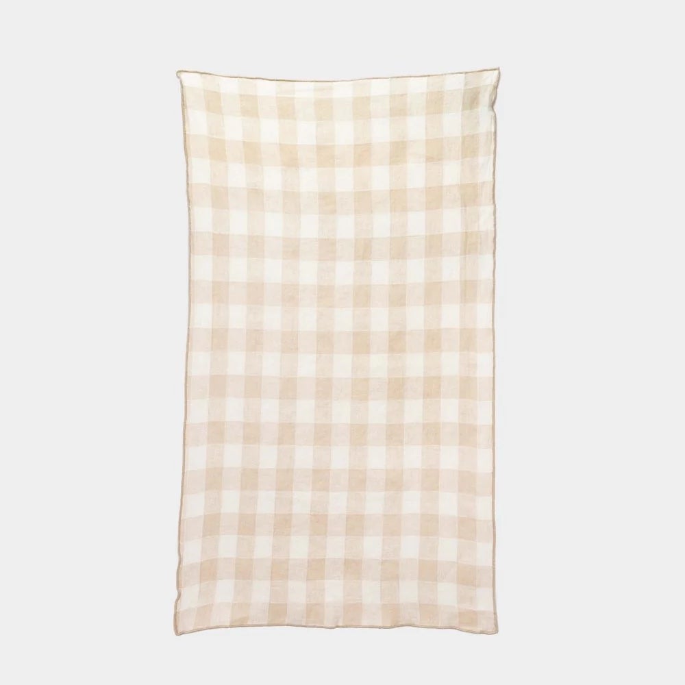 Maison de Vacances - Vichy Kitchen Towel - Creme